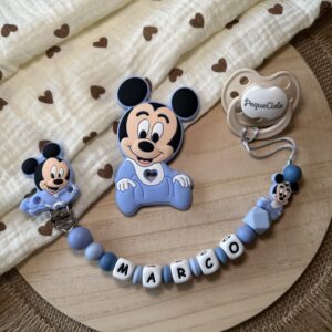 Chupetero personalizado Fantasía “Mickey bebé”