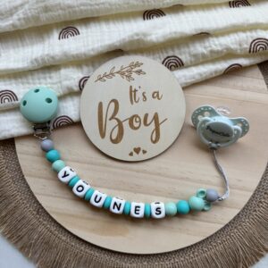 Chupetero silicona Verde Mint