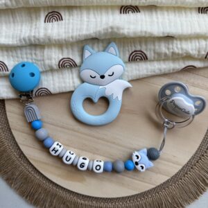 Chupetero de silicona “Zorrito”