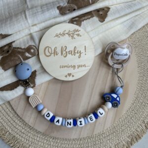 Chupetero de silicona “Cochecito”