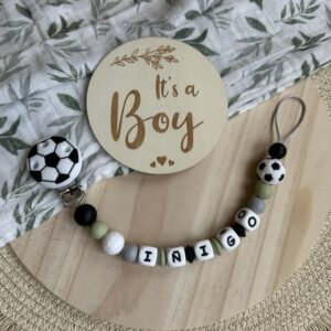 Chupetero de silicona ”Fúbol”