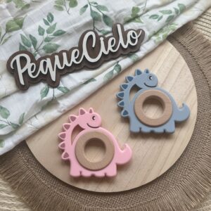 Mordedor de silicona “Dino”