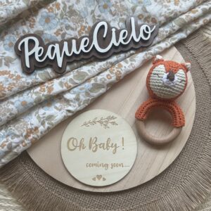 Sonajero de Ganchillo “Zorrito”