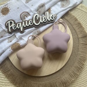 Guarda Chupete de silicona “Estrella”