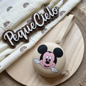 Guarda Chupete Fantasía “Mickey” Beige