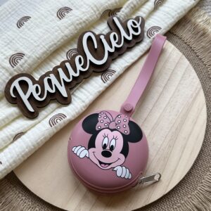 Guarda Chupete Fantasía “Minnie” Rosa maquillaje