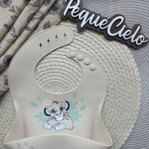 Babero de silicona “Simba”