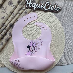 Babero de silicona “Minnie”
