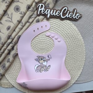 Babero de silicona “Miss Bunny”