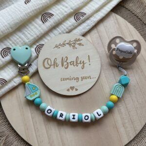 Chupetero de silicona “Barquito”