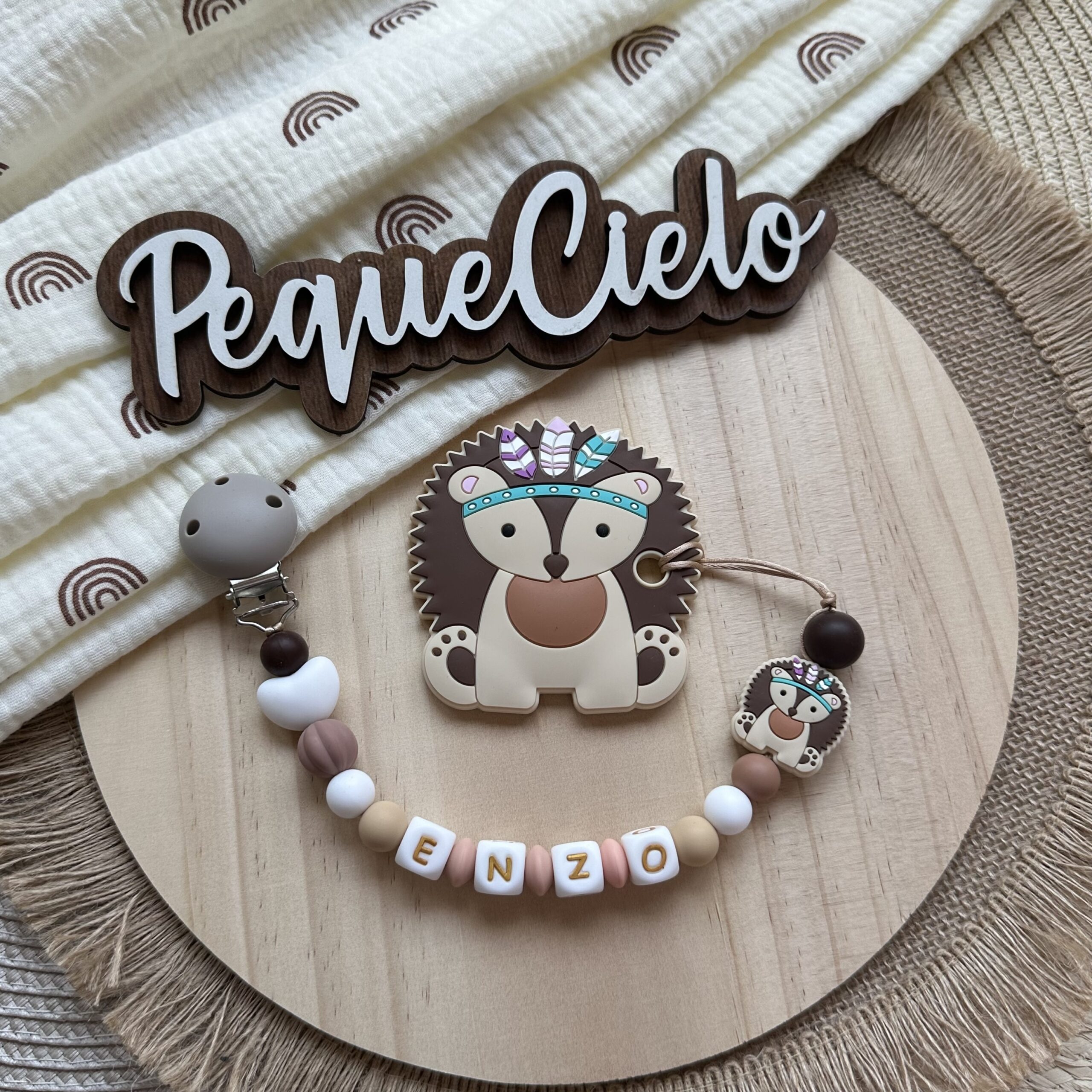 Chupetero de silicona “Erizo” - Imagen 3