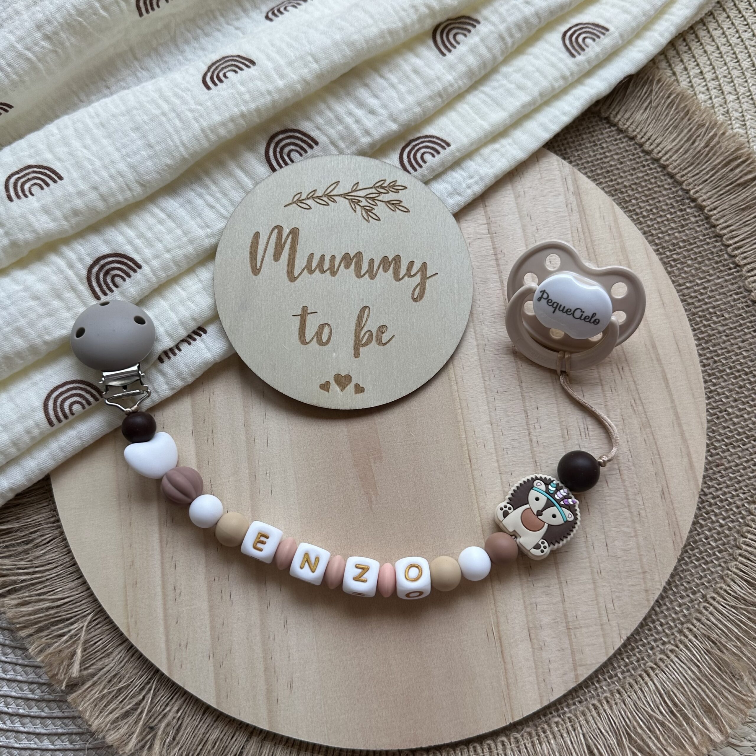 Chupetero de silicona “Erizo” - Imagen 4