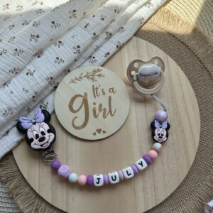 Chupetero Fantasía “Minnie Lazo Lila”